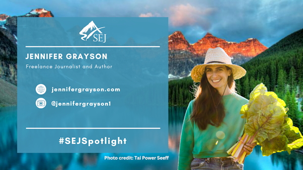 #SEJSpotlight graphic for Jennifer Grayson