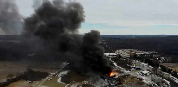 The recent train derailment in East Palestine, Ohio